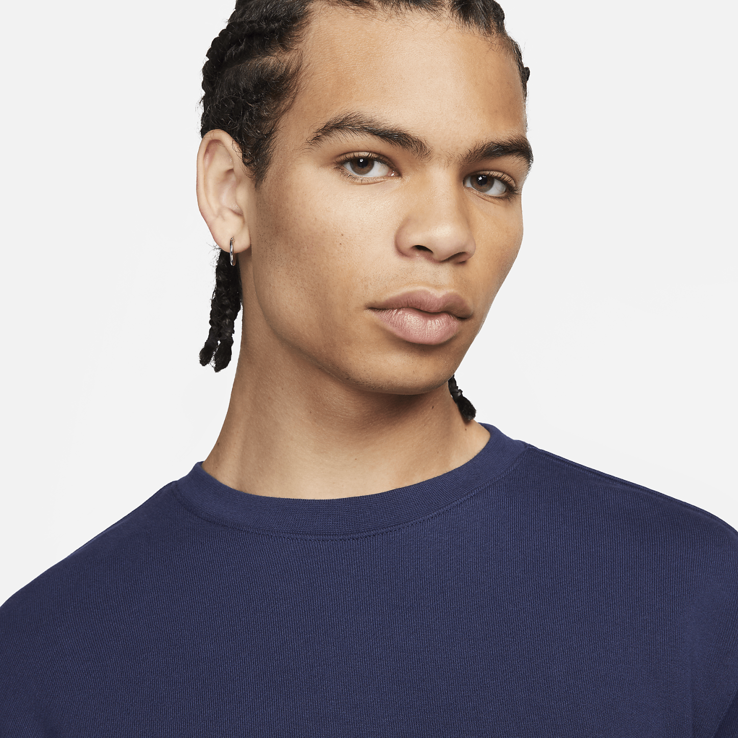 Club - Men's French Terry Color-Blocked Crew