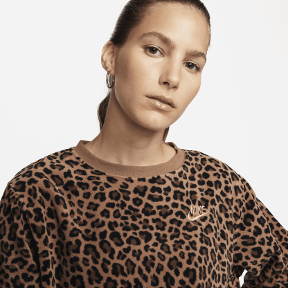 Sportswear - Women's Fleece Crew-Neck Sweatshirt