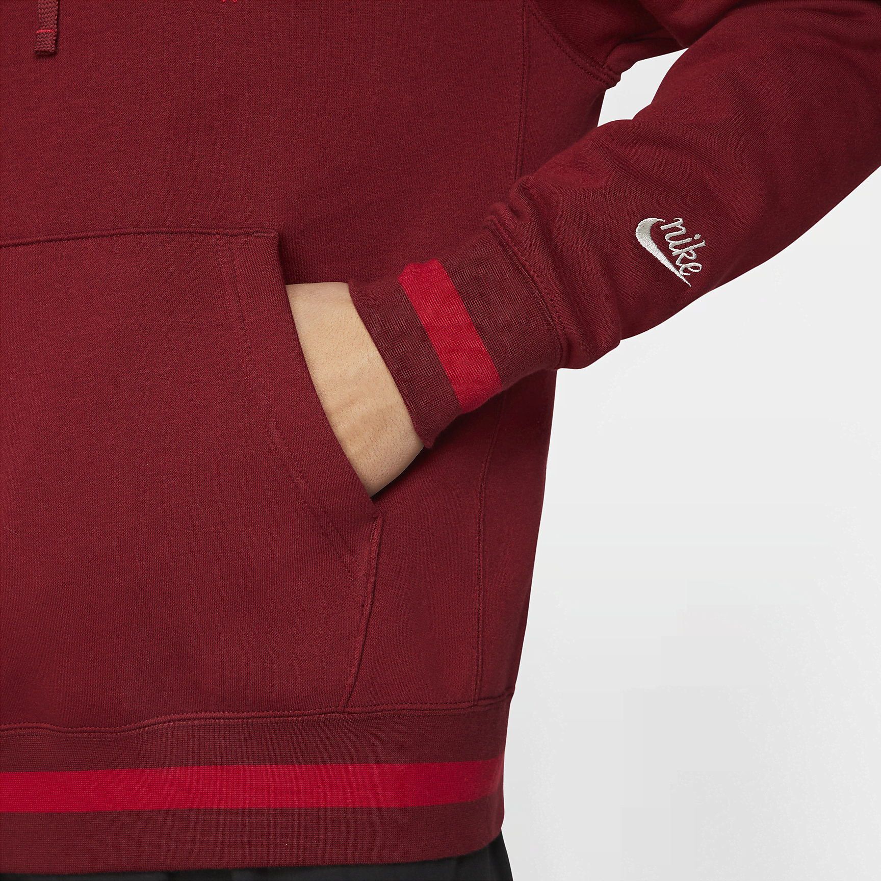 Sportswear-Men's Fleece Pullover Hoodie