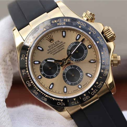 Daytona Champagne Dial with Black Subdials 40mm