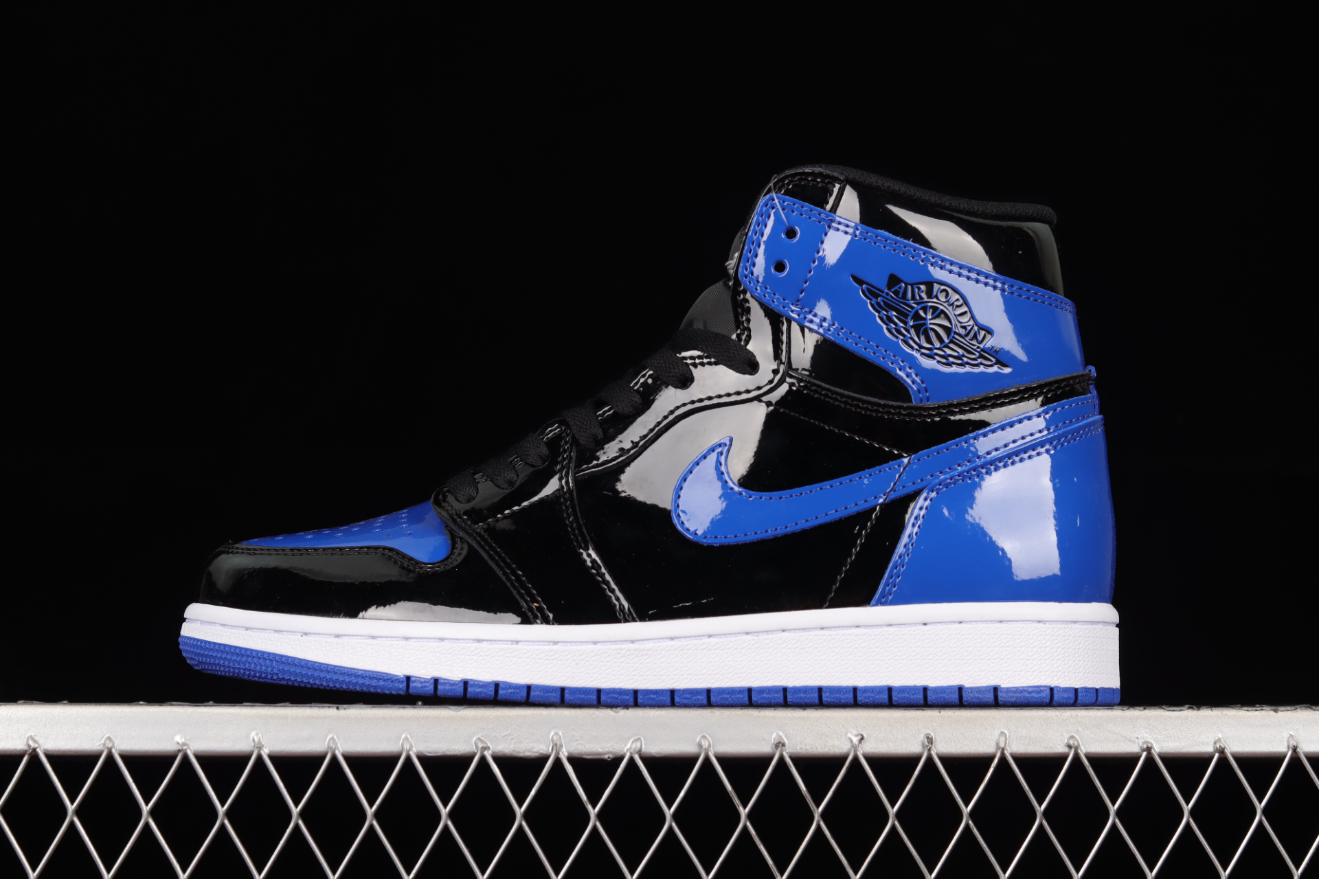 Retro High Royal Blue Black White 555088-400