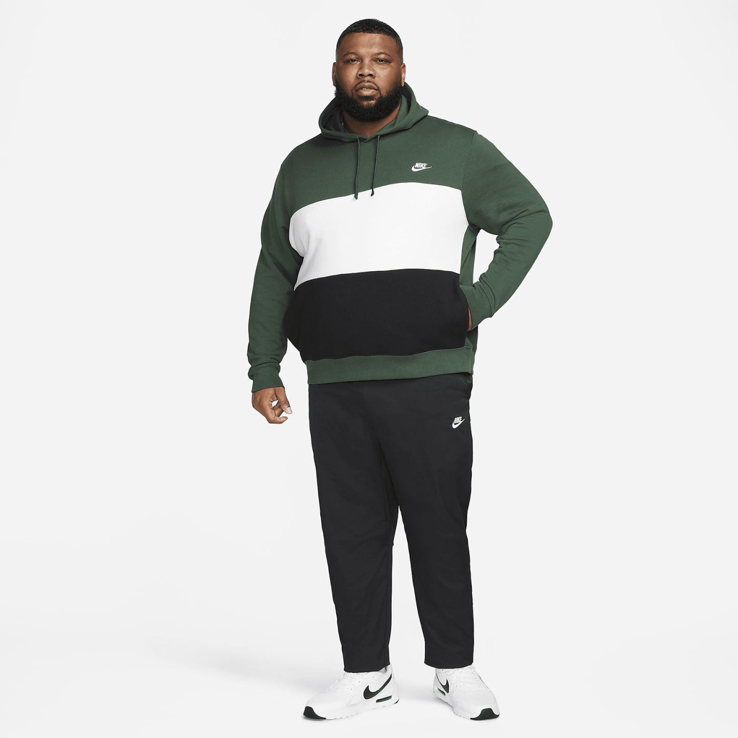 Men's Color-Blocked Hoodie