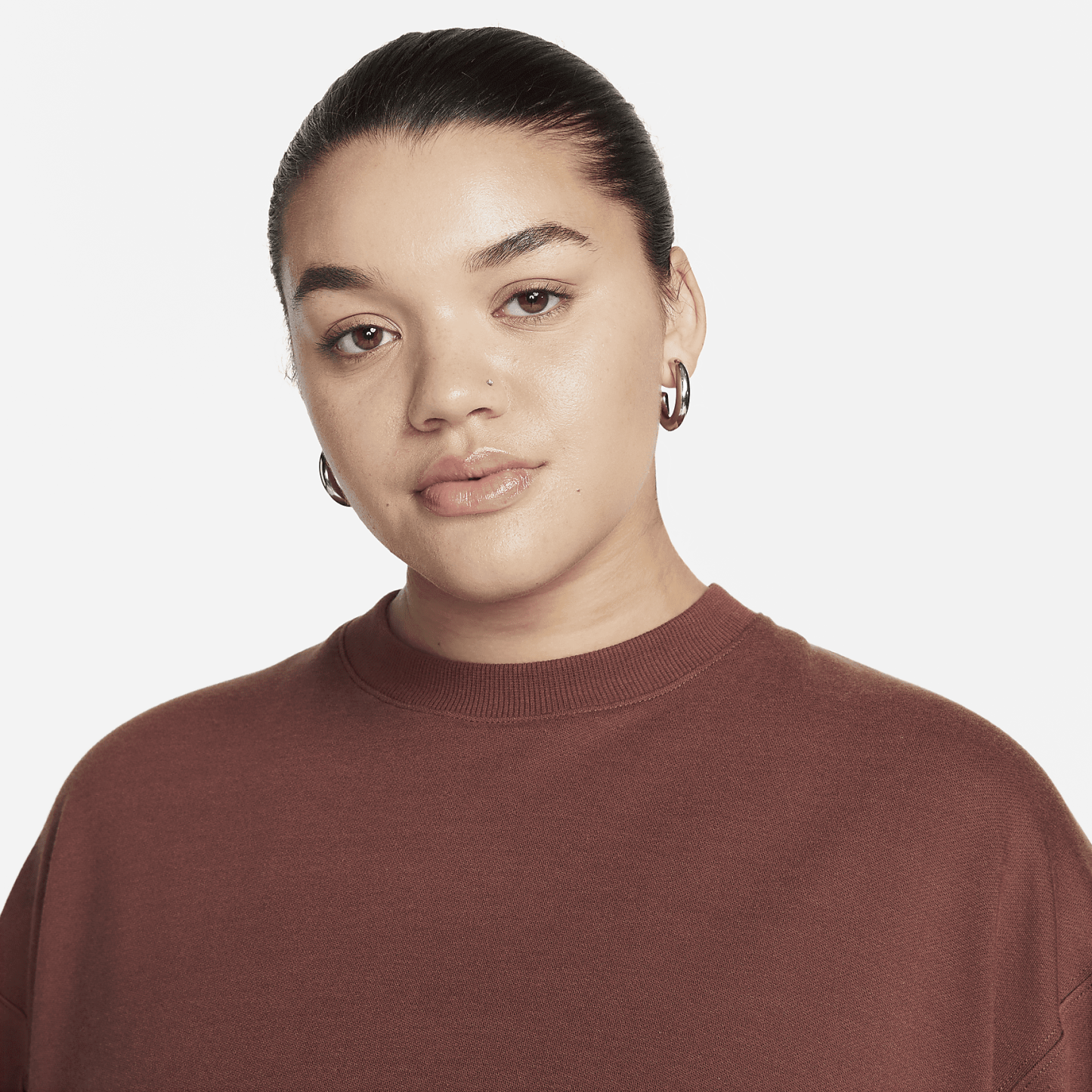 Women's Fleece Crew Top (Plus Size)