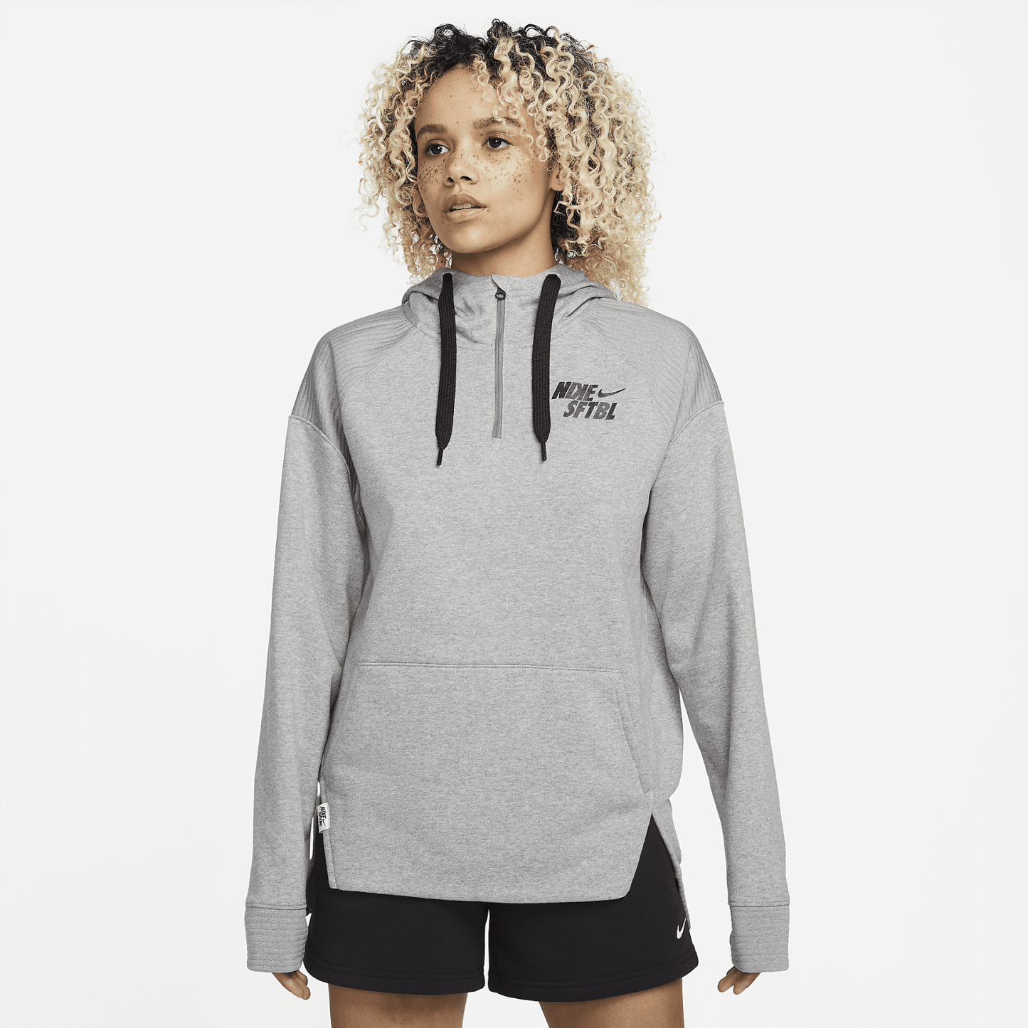 Women's 1/4-Zip Softball Hoodie