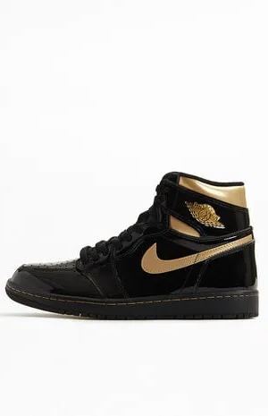 Retro High OG 'Black Gold Patent' 555088-032