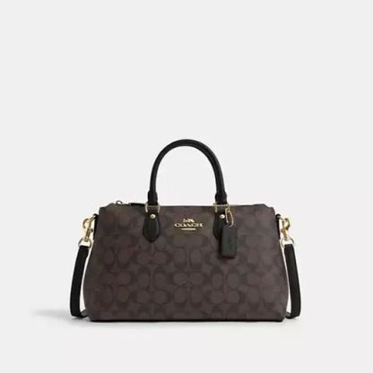 Satchel In Signature Canvas