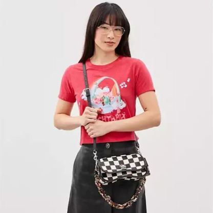 Bag Checkerboard Leather