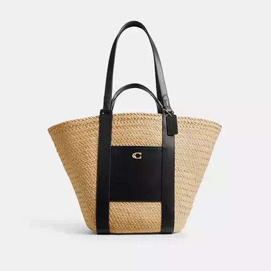 Coathtch Straw Tote