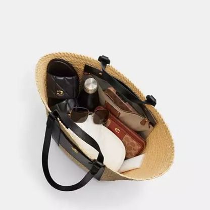 Coathtch Straw Tote