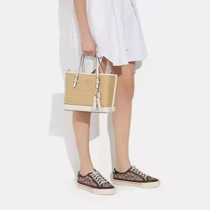 Coathtch Tote Bag 25 In Straw