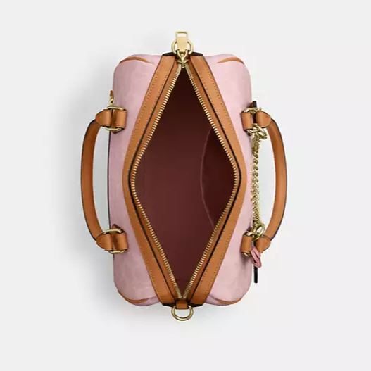 Rowan Satchel Bag In Signature Canvas With Charms