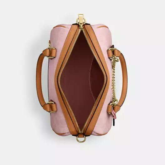 Rowan Satchel Bag In Signature Canvas With Charms