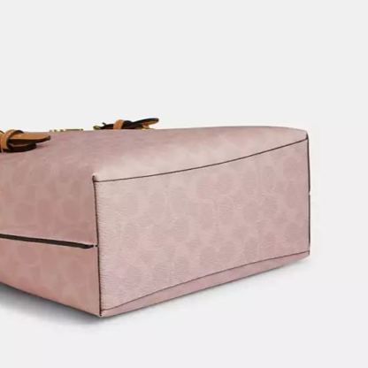 Mollie Tote Bag 25 In Signature Canvas With Charms