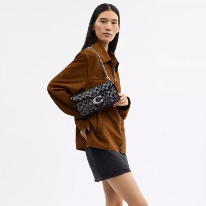 Tabby Shoulder Bag 26 With Signature Beading