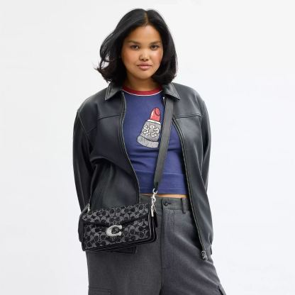 Tabby Shoulder Bag 26 With Signature Beading