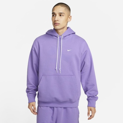 Solo Swoosh - Men's French Terry Pullover Hoodie