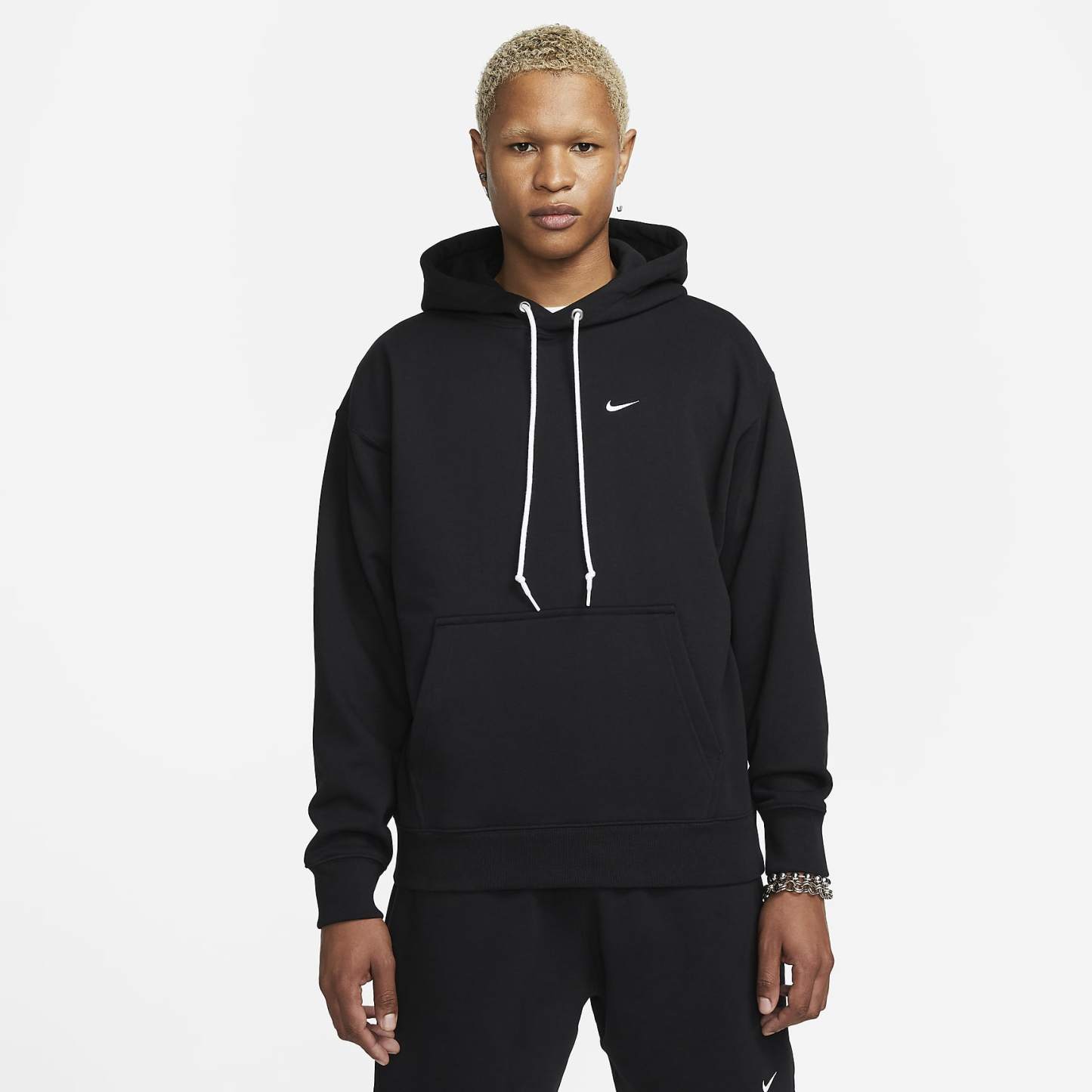 Solo Swoosh - Men's French Terry Pullover Hoodie