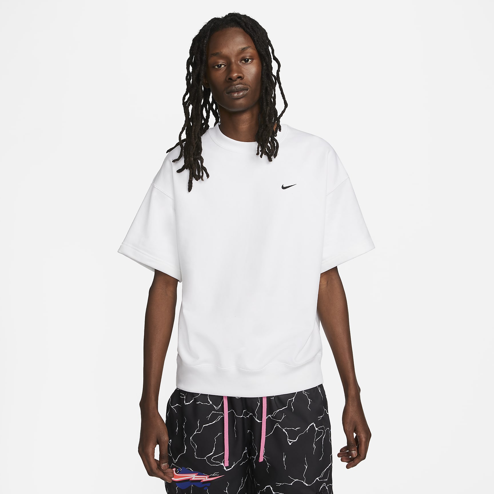 Solo Swoosh - Men's Short-Sleeve French Terry Top