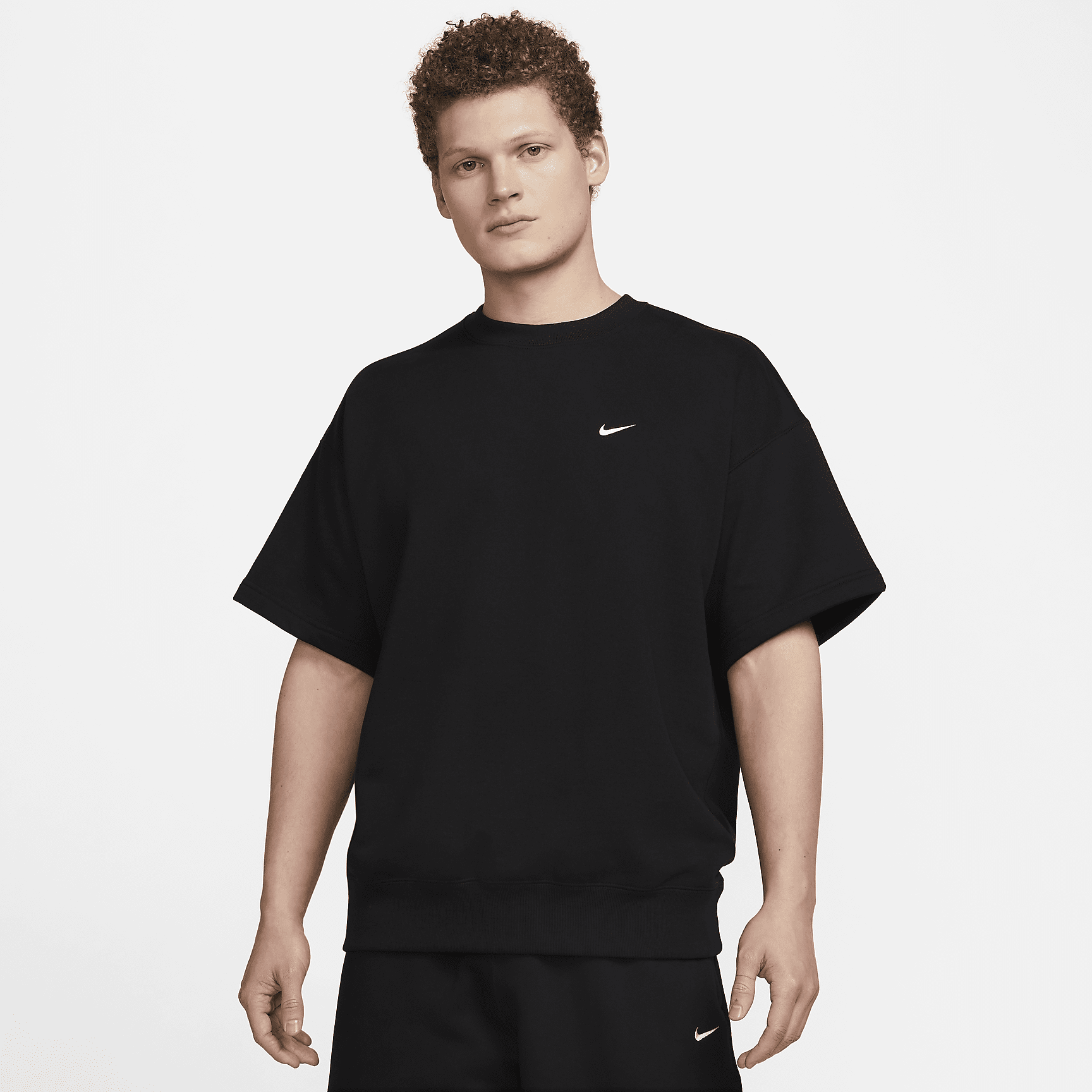 Solo Swoosh - Men's Short-Sleeve French Terry Top