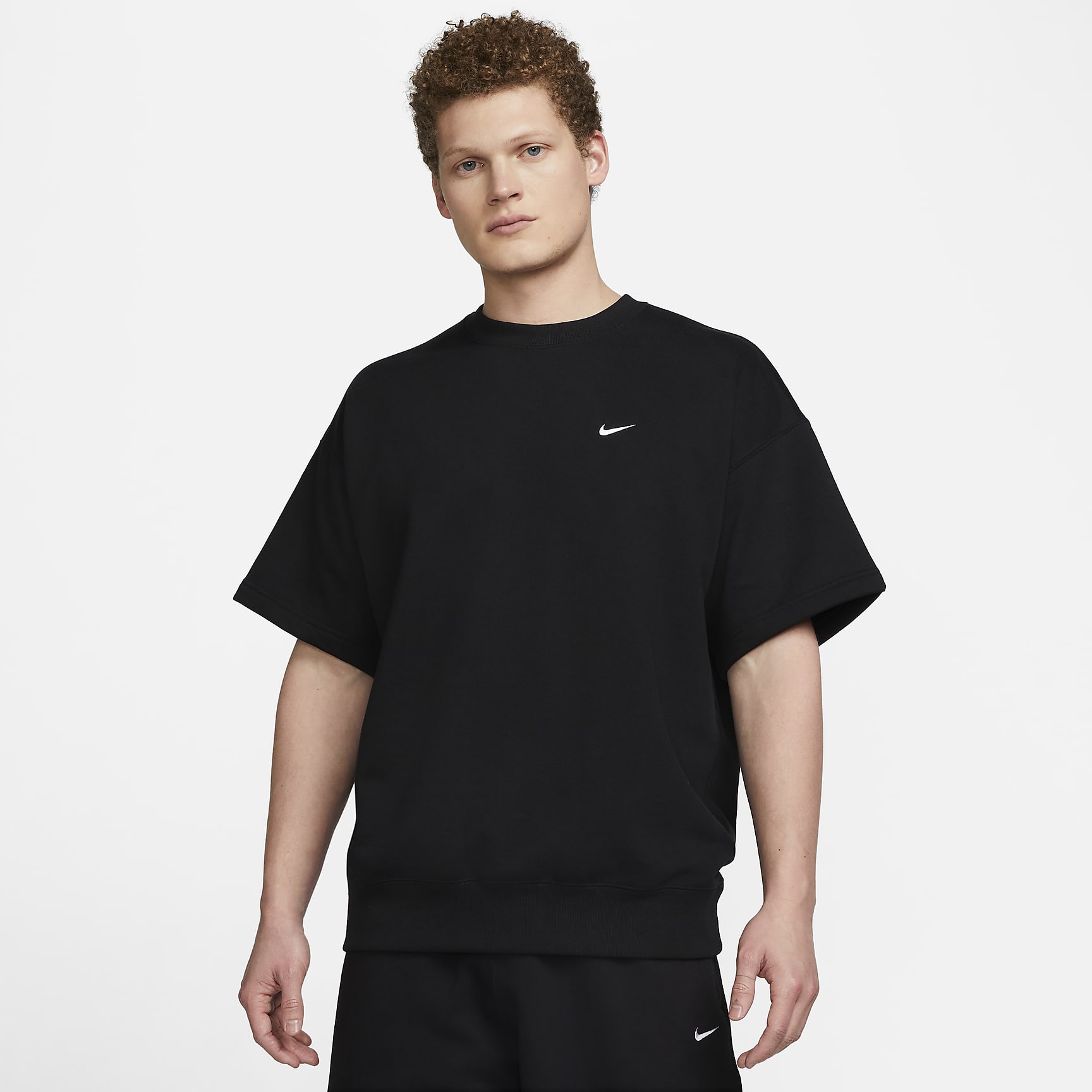 Solo Swoosh - Men's Short-Sleeve French Terry Top