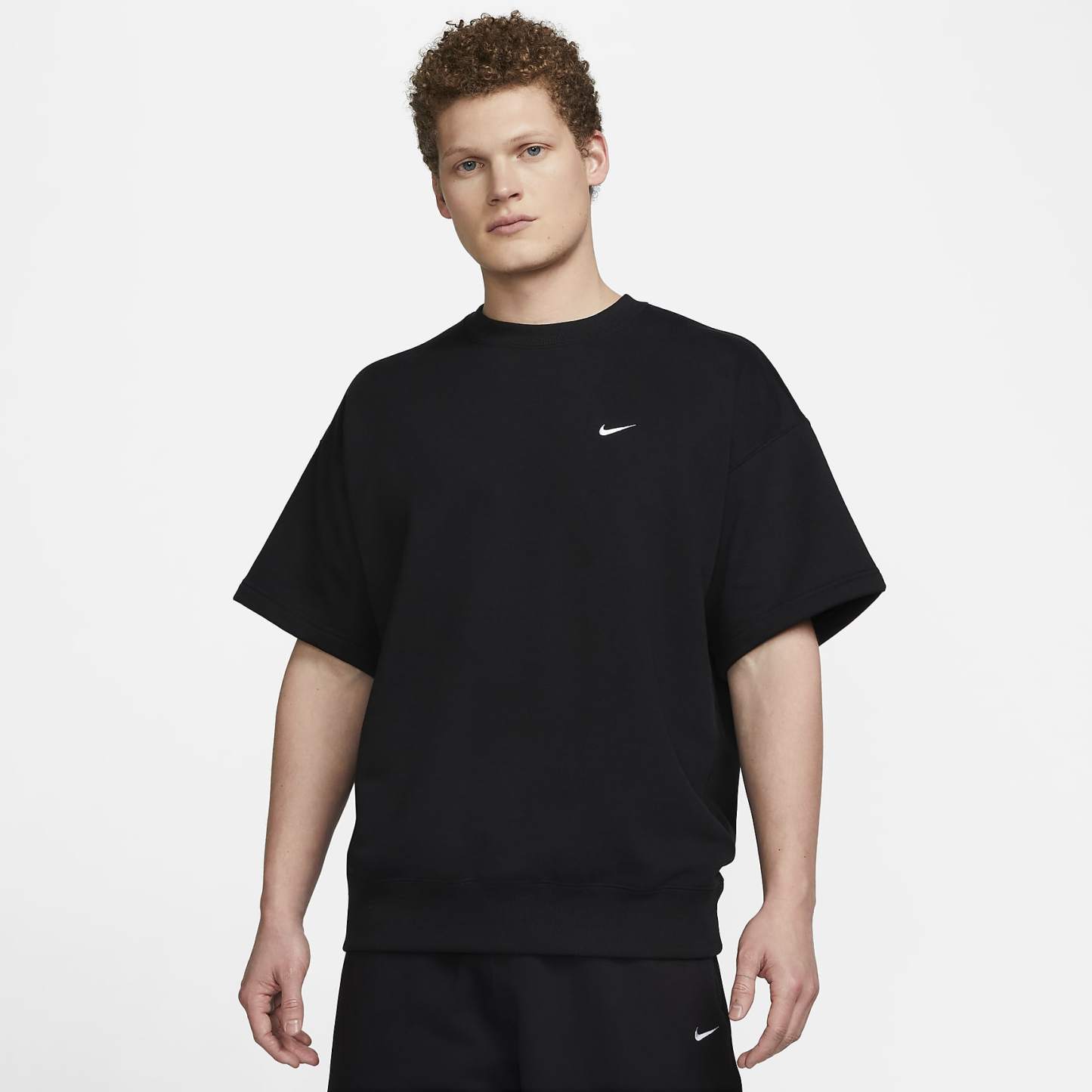Solo Swoosh - Men's Short-Sleeve French Terry Top