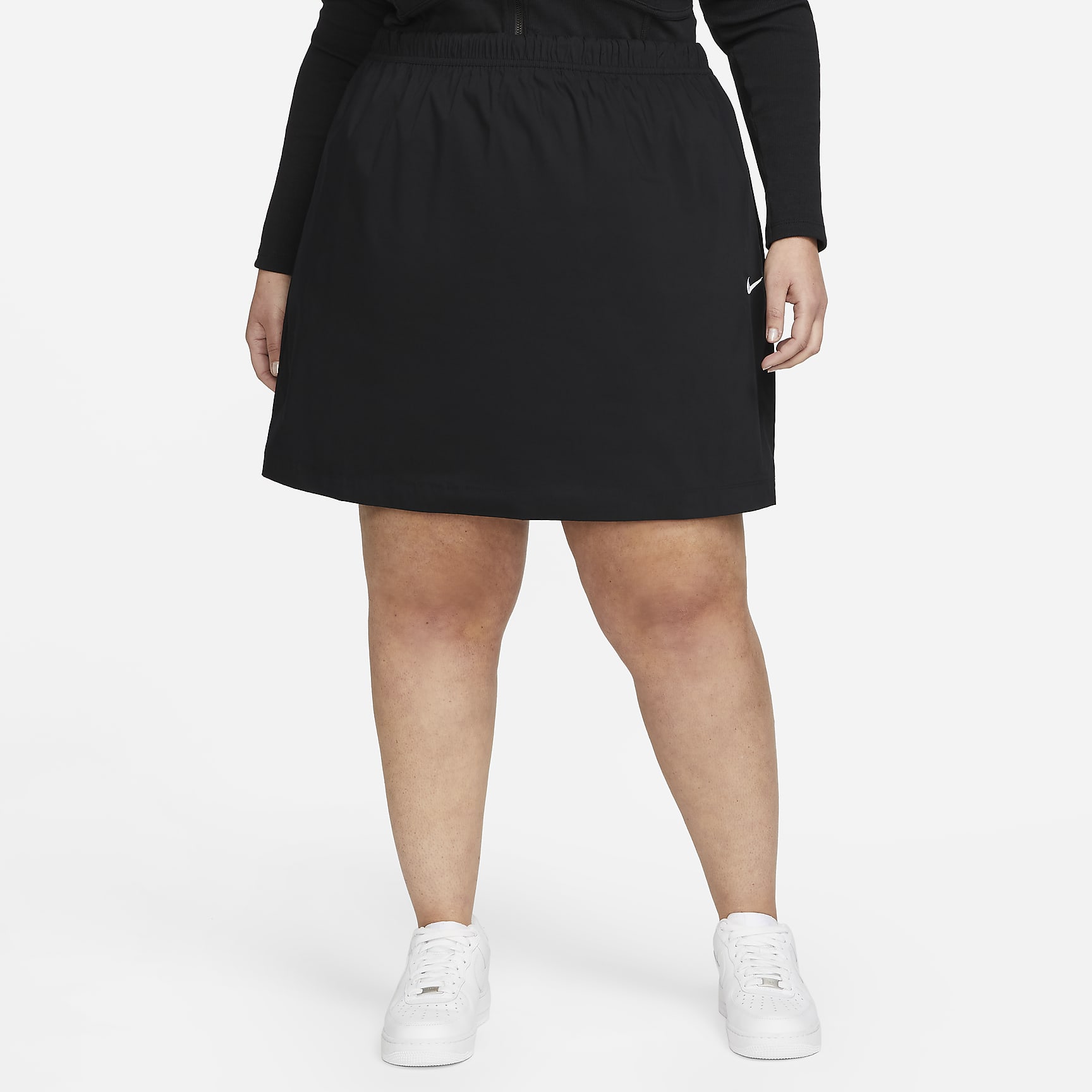 Sportswear Essential - Women's High-Waisted Woven Miniskirt (Plus Size)