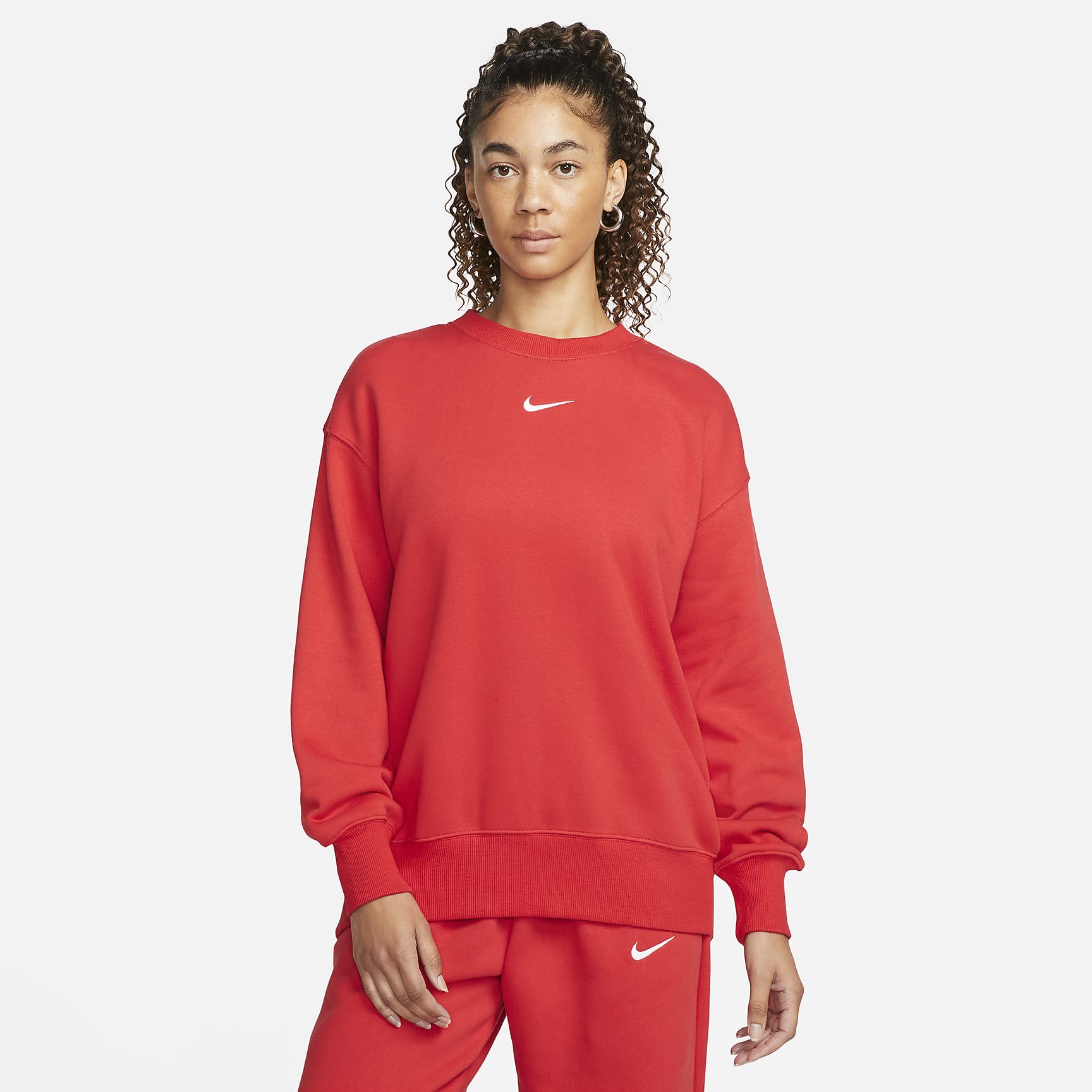 Sportswear Fleece - Women's Oversized Crew-Neck Sweatshirt