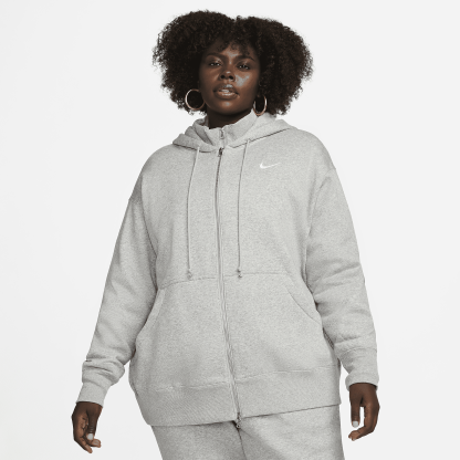 Sportswear Fleece - Women's Oversized Full-Zip Hoodie (Plus Size)