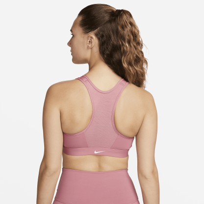 Women Medium-Support Padded Zip-Front Sports Bra