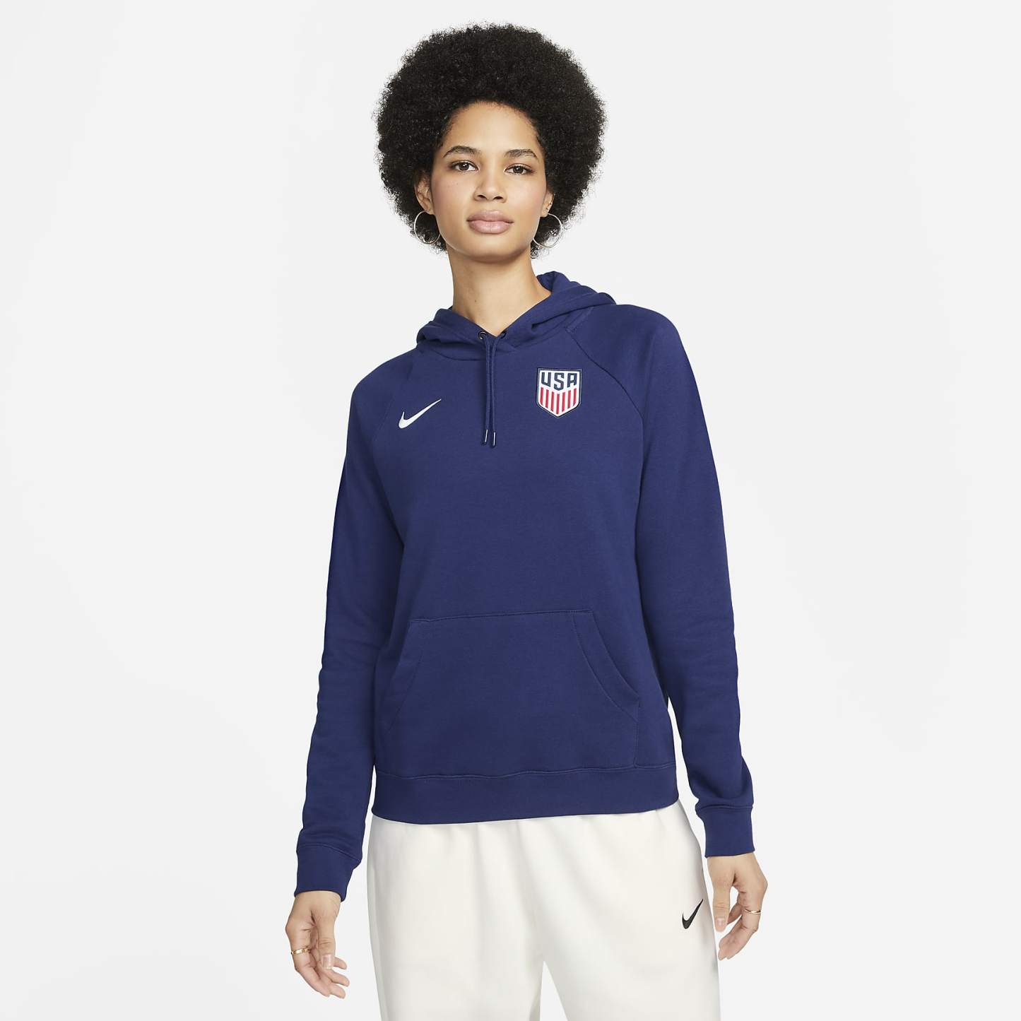 . - Women's Pullover Fleece Soccer Hoodie