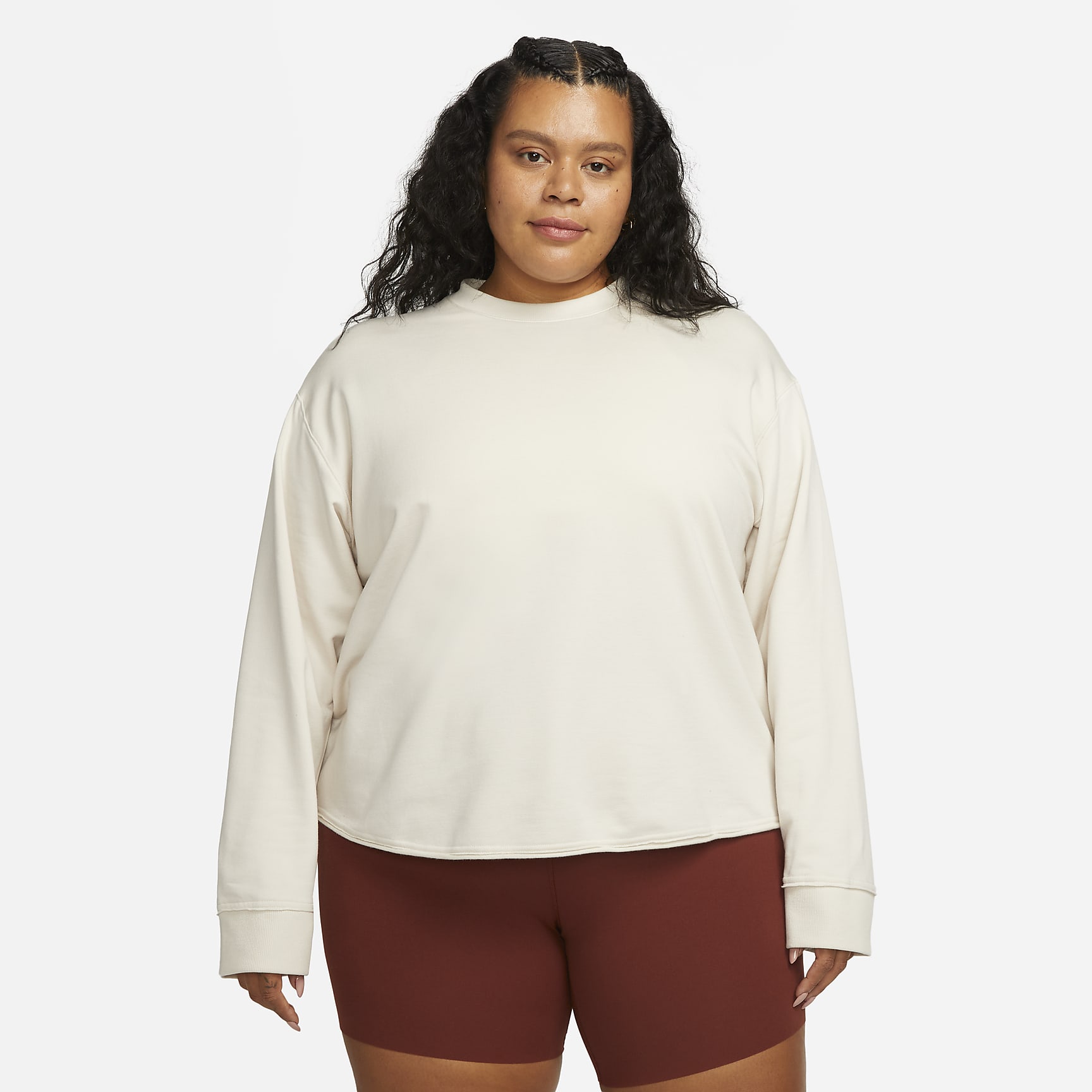 Women's Fleece Crew Top (Plus Size)