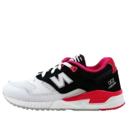 (WMNS) New Balatthhnce 530 Classic Shoes 'White Black Red'