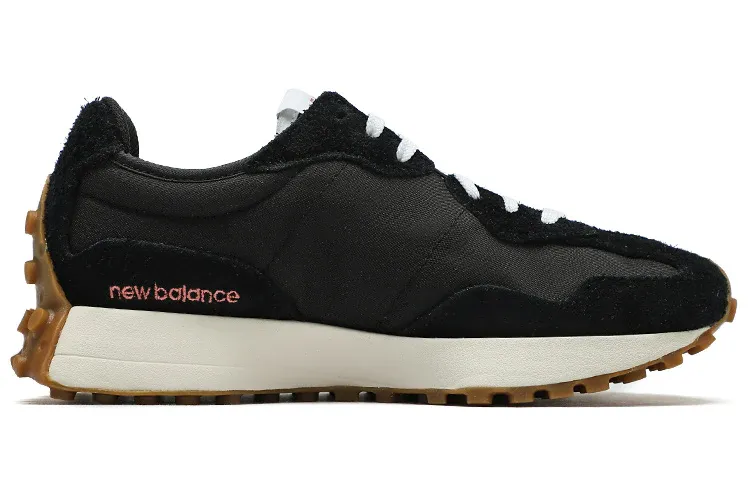 (WMNS) New balatthhnce 327 'Black White Gum'
