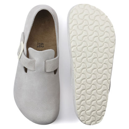 London Suede Leather  Antique White