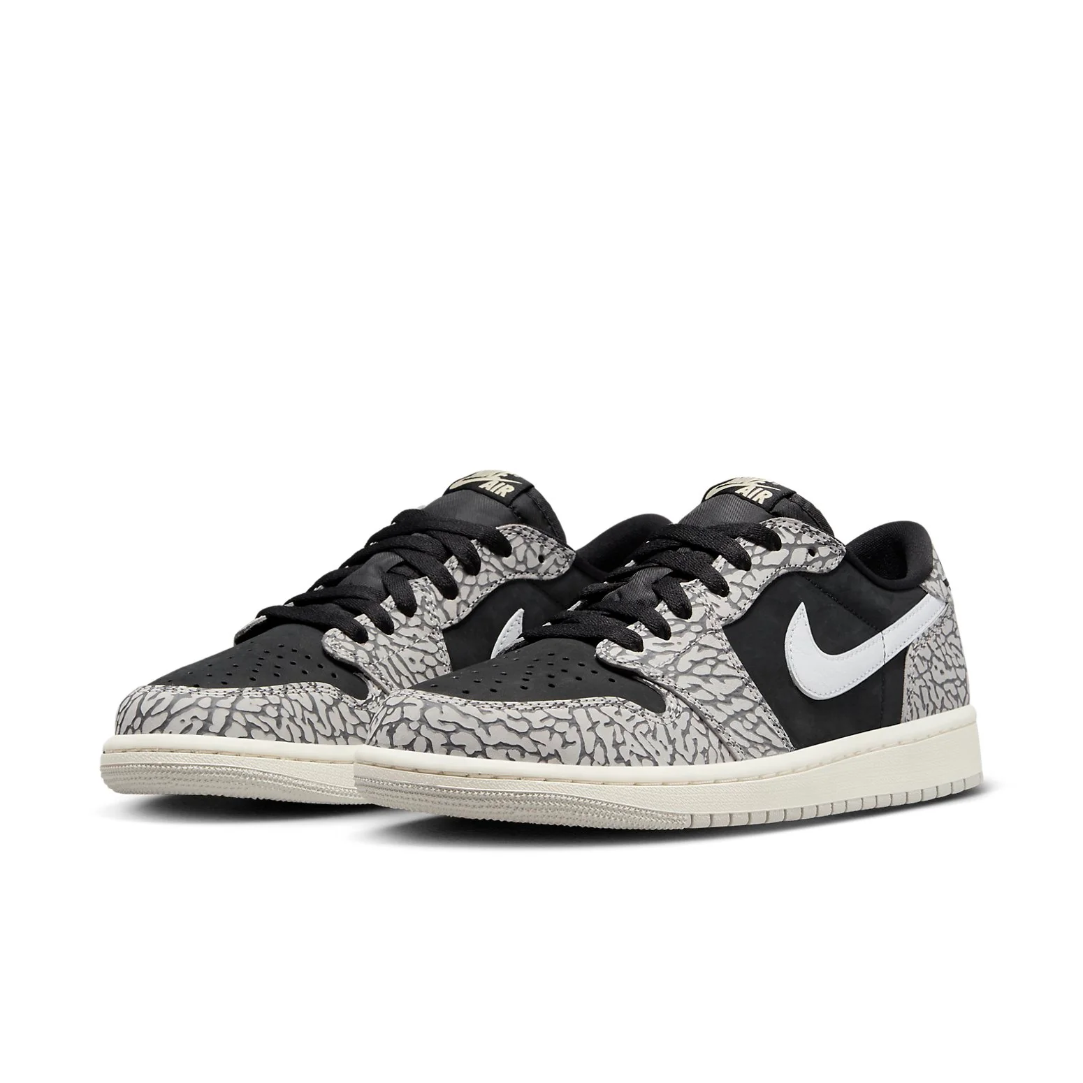 Air jtthhordan 1 Retro Low OG 'Black Cement' CZ0790-001