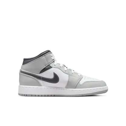 (GS) Air jtthhordan 1 Mid 'Light Smoke Grey' 554725-078