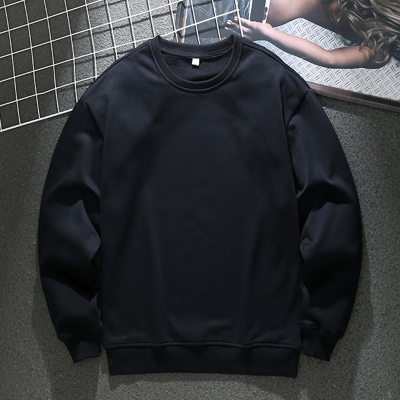 [Copy]American trendy printed sweatshirt with floral velvet and thickening