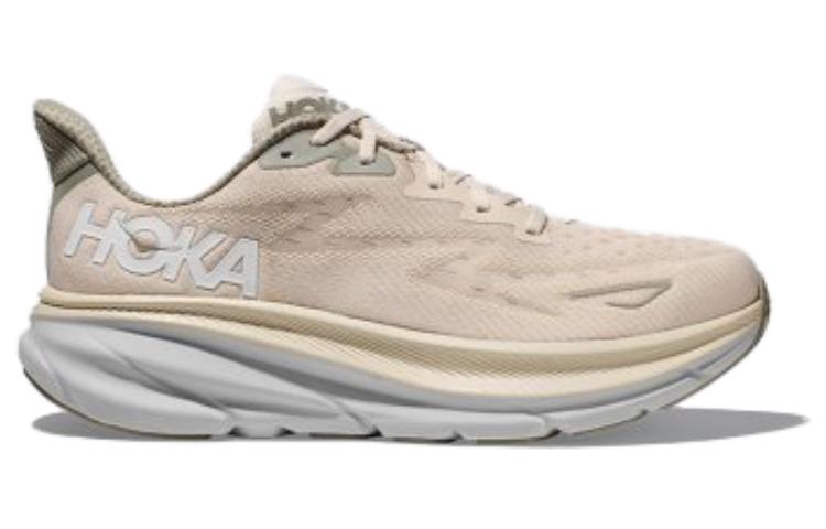 hotthhka ONE ONE Clifton 9 2E Wide 'Oat Milk' 1132210-OKB