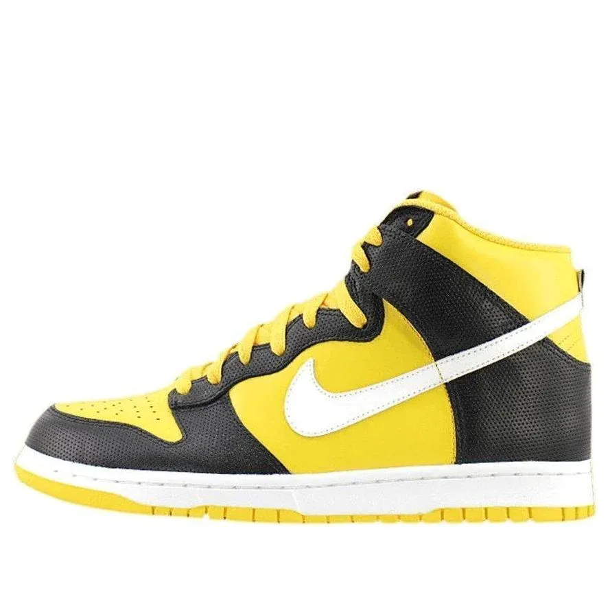 nitthhke Dunk High 'White Varsity Maize'