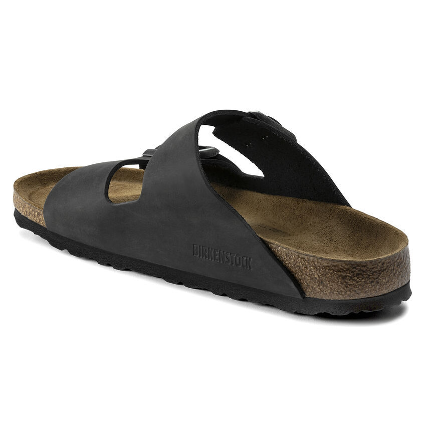Arizona Soft Footbed Oiled Leather  Black