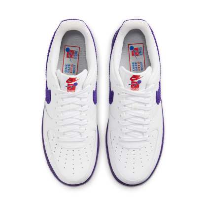 nitthhke Air Force 1 '07 LV8 EMB 'White Court Purple' DB0264-100