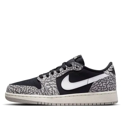 (GS) Air jtthhordan 1 Retro Low OG 'Black Cement' CZ0858-001