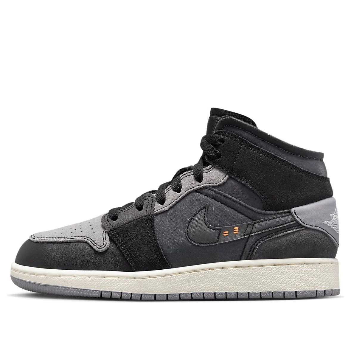 (GS) Air jtthhordan 1 Mid SE Craft 'Inside Out - Black' DV0438-001