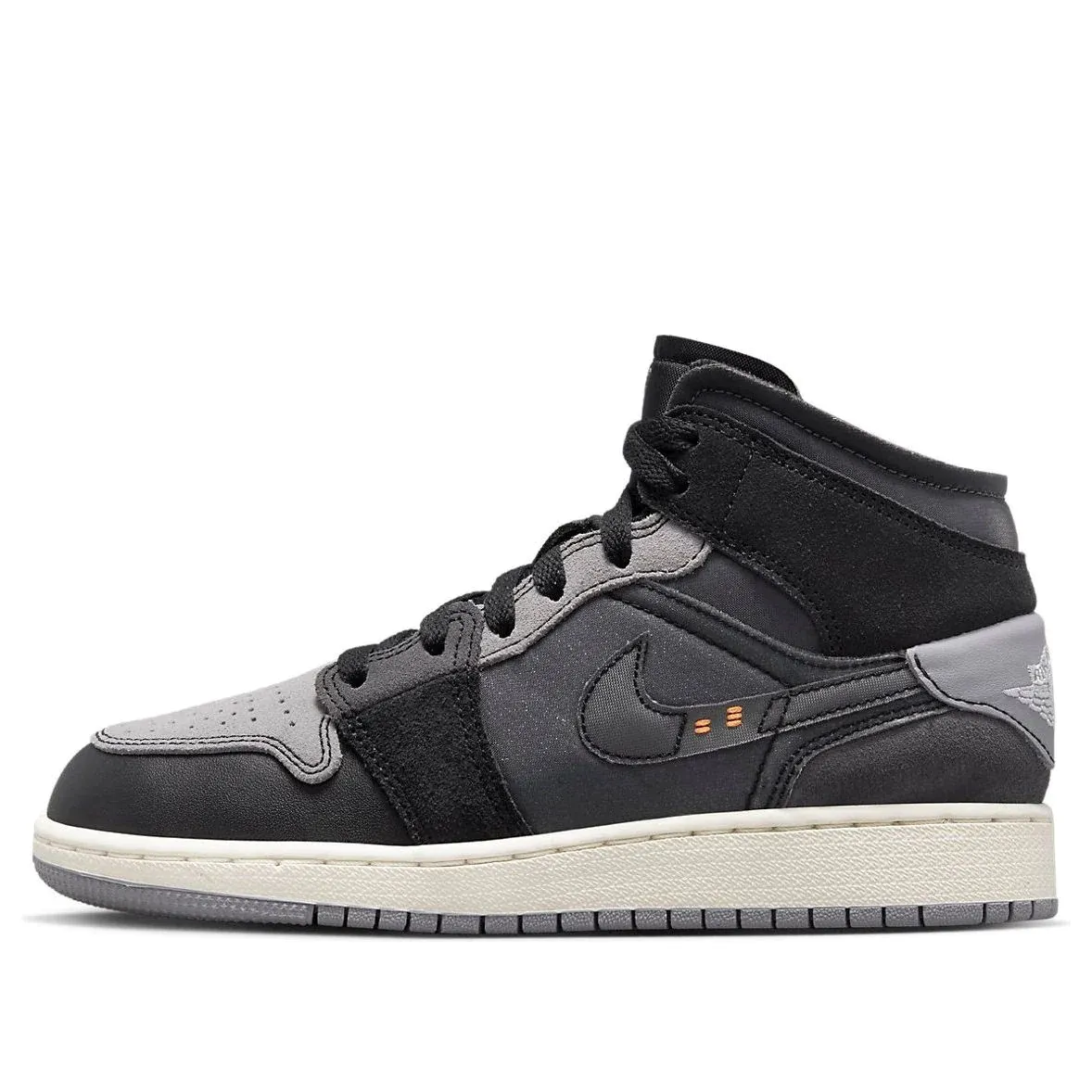 (GS) Air jtthhordan 1 Mid SE Craft 'Inside Out - Black' DV0438-001