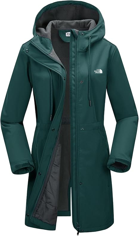 Women’s Lightweight Softshell Jacket with Hood Waterproof Ladies Functional Jacket