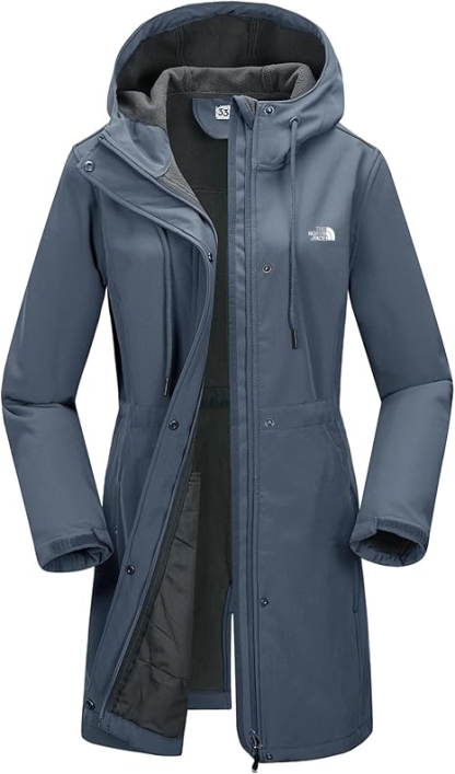Women’s Lightweight Softshell Jacket with Hood Waterproof Ladies Functional Jacket