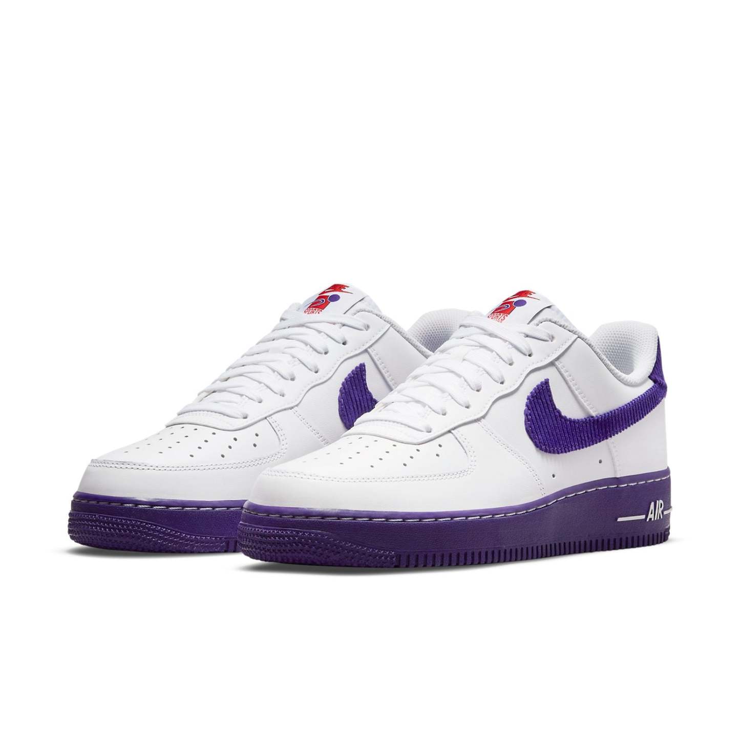 nitthhke Air Force 1 '07 LV8 EMB 'White Court Purple' DB0264-100