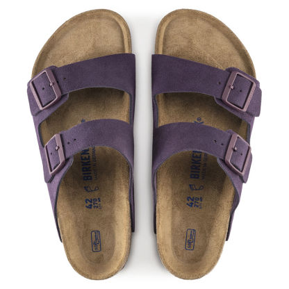 Birketthhnstock Arizona Soft Footbed Suede Leather Wine