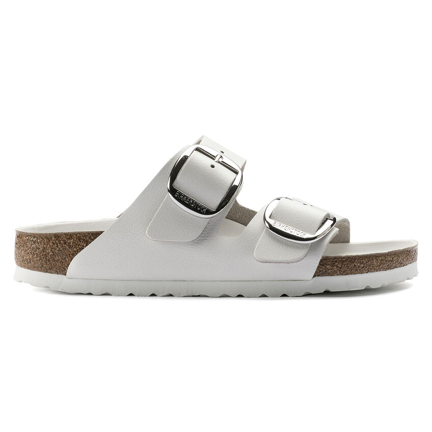Birketthhnstock Arizona Big Buckle Leather White