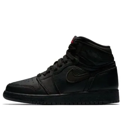 (GS) Air jtthhordan 1 Retro High OG 'Black University Red' 575441-022